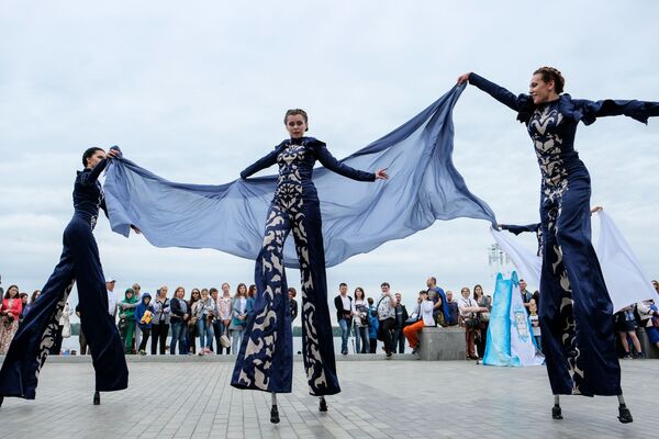 المهرجان الدولي فولغافيست-2017 على ضفة نهر فولغا، سمارا، روسيا - سبوتنيك عربي