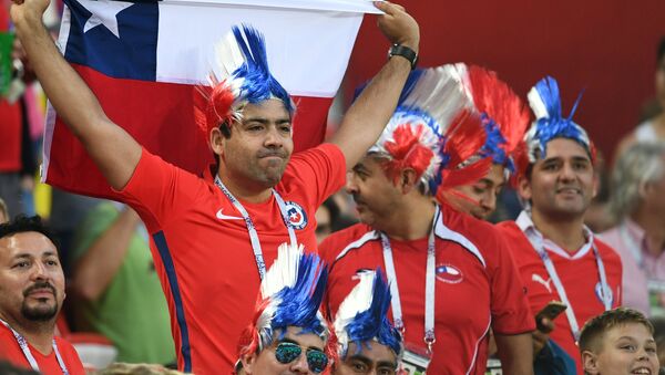 مشجعو المنتخب التشيلي - سبوتنيك عربي