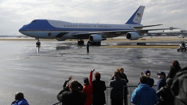 طائرة الرئيس الأمريكية دونادل ترامب، بوينغ 747 - سبوتنيك عربي