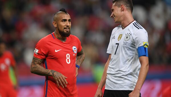 لقاء المنتخبيا الألماني و التشيلي في كأس القارات - سبوتنيك عربي