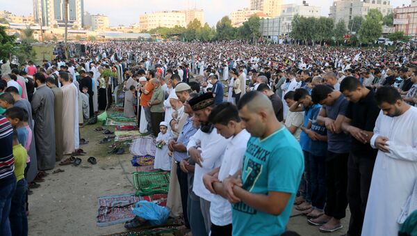 صلاة عيد الفطر في غزة - سبوتنيك عربي