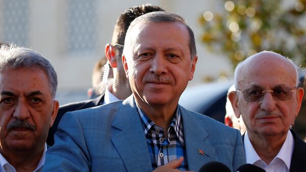 رجب طيب أردوغان في صلاة العيد بتركيا - سبوتنيك عربي