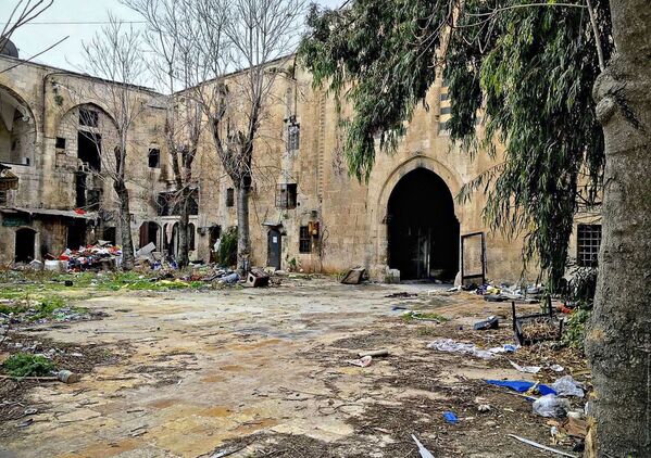 المباني المدمرة في المركز التاريخي لمدينة حلب - سبوتنيك عربي
