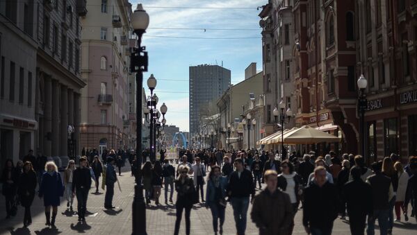 شارع أربات في العاصمة الروسية موسكو - سبوتنيك عربي