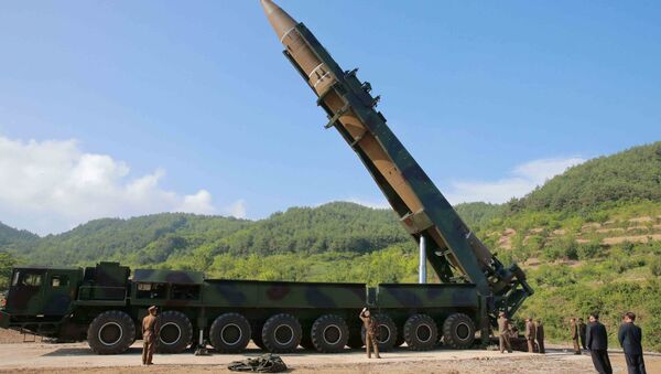 إطلاق صاروخ باليستي جديد، كوريا الشمالية  يوليو/ تموز 2017 - سبوتنيك عربي