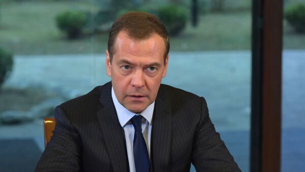 رئيس الحكومة الروسية دميتري ميدفيديف - سبوتنيك عربي