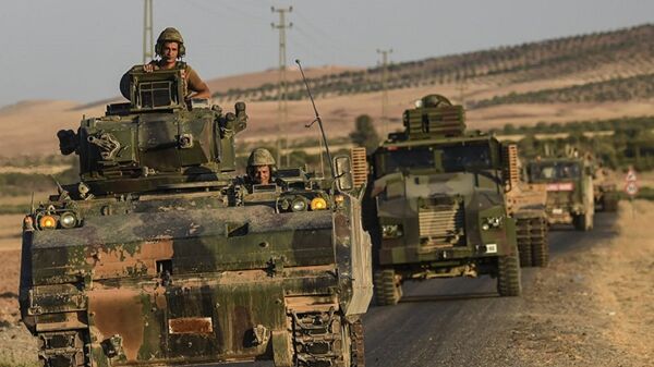 قوات تركية على الحدود مع سوريا - سبوتنيك عربي