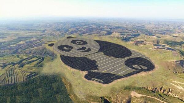 طاقة شمسية على شكل باندا في الصين - سبوتنيك عربي