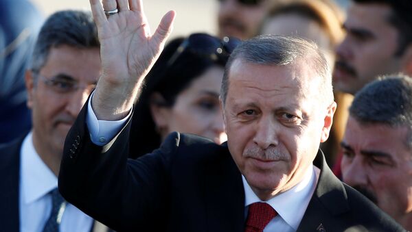 قمة مجموعة العشرين - رئيس تركيا رجب طيب أردوغان في هامبورغ، ألمانيا 6 يوليو/ تموز 2017 - سبوتنيك عربي