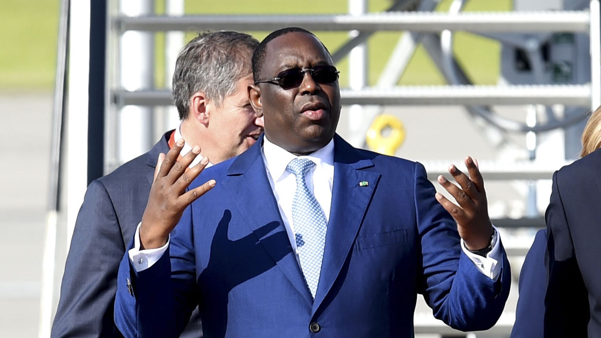 قمة مجموعة العشرين - رئيس السنغال ماكي سال في هامبورغ، ألمانيا 6 يوليو/ تموز 2017 - سبوتنيك عربي, 1920, 07.02.2022
