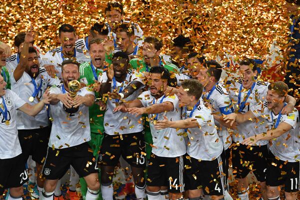 كأس القارات 2017 - ألمانيا تفوز بلقب بطل كأس القارات لعام 2017، سان بطرسبورغ، روسيا - سبوتنيك عربي
