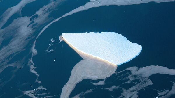 جبل جليدي في بحر لازاريفا قبال سواحل القارة القطبية الجنوبية - سبوتنيك عربي