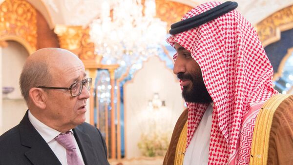 ولي العهد السعودي الأمير محمد بن سلمان يلتقي وزير الخارجية الفرنسي جان إيف لودريان في جدة بالمملكة العربية السعودية - سبوتنيك عربي