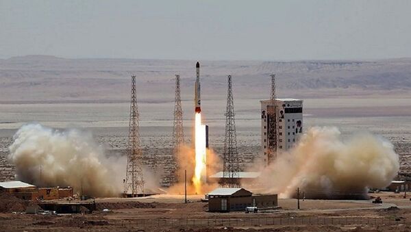 إطلاق صاروخ من قاعدة الإمام الخميني للفضاء - سبوتنيك عربي