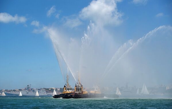 الاحتفال بيوم البحرية الروسية في سيفاستوبل، القرم، روسيا - سبوتنيك عربي