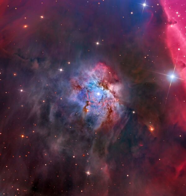 القائمة القصيرة لمسابقة التصوير الفلكي الدولية أستروفوتوغروفي لعام 2017 (Insight Astronomy Photographer of the Year) -صورة بعنوان المجرة اللولبية 2023 تبعد 40 مليون سنة ضوئية عن كوكب الأرض،  (NGC 2023)  للمصور وارن كيلي - سبوتنيك عربي