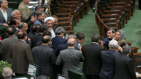 موغريني في البرلمان الإيراني - سبوتنيك عربي