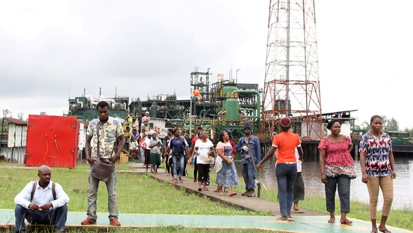 المحتجون النيجيريون يقتحمون محطة بيليما فلو في ولاية ريفرز - سبوتنيك عربي