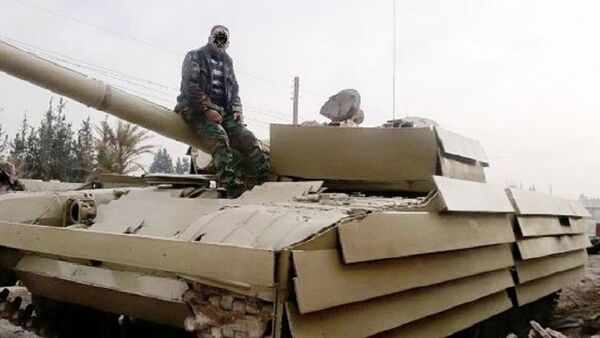 دبابة تي-72أم1 السورية - سبوتنيك عربي