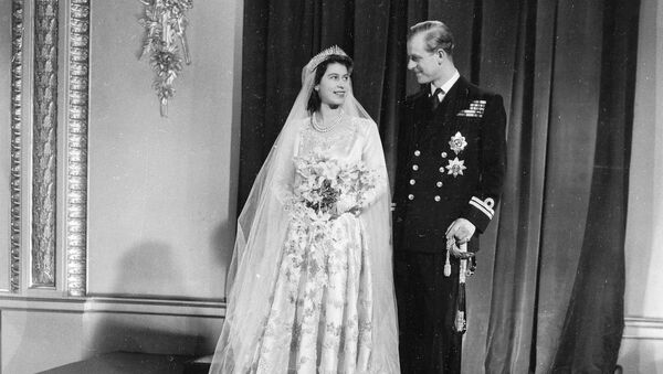 الملكة اليزابيث الثانية في حفل زفافها - سبوتنيك عربي
