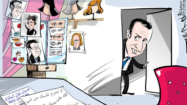 مكياج الرئيس الفرنسي على حساب شعبه - سبوتنيك عربي