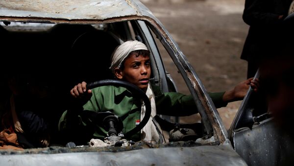 طفل يمني في صنعاء، اليمن - سبوتنيك عربي