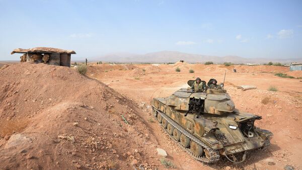 إحدى آلات مدفعية الجيش السوري - سبوتنيك عربي