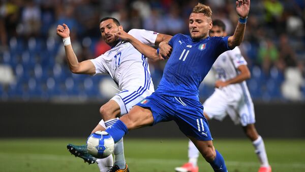 مباراة إيطاليا وإسرائيل - سبوتنيك عربي