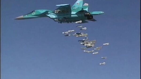 قاذقفات القنابل سو - 34 توجه ضربات على مواقع داعش في سوريا - سبوتنيك عربي