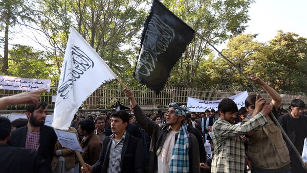 مظاهرات حاشدة في ضواحي كابول احتجاجا على إساءة القوات الأميركية للمقدسات الإسلامية - سبوتنيك عربي