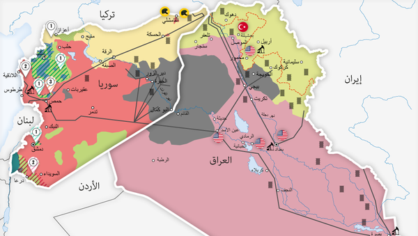 خارطة توازن القوة في العراق وسوريا - سبوتنيك عربي