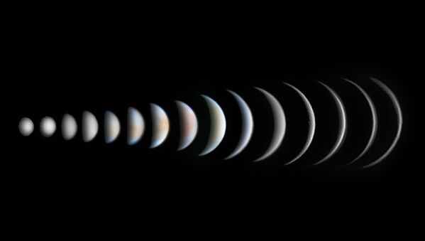 صورة تطور طور فينوس للمصور روجر هاتشينسون، الذي فاز بترشيح الكواكب والمذنبات والكويكبات في مسابقة رؤية المصور لعلم الفلك لعام 2017 - سبوتنيك عربي