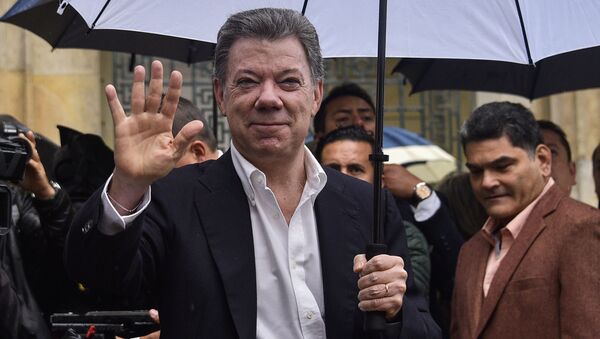 الرئيس الكولومبي خوان مانويل سانتوس - سبوتنيك عربي