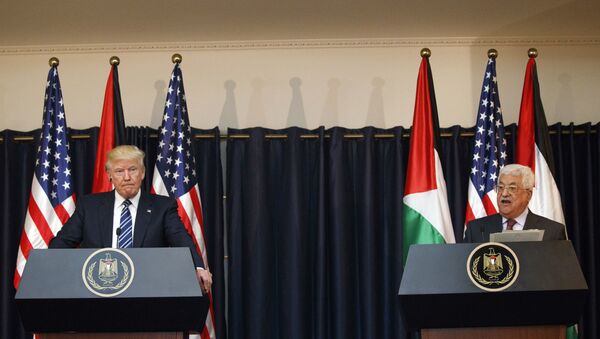 اجتماع الرئيس الفلسطيني محمود عباس مع نظيره الأمريكي دونالد ترامب في البيت الأبيض، الولايات المتحدة 20 سبتمبر/ أيلول 2017 - سبوتنيك عربي