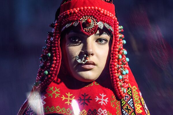 عرض أزياء في إطار مهرجان الإثنو-الثقافي - 2017 (إتنو آرت فيست - 2017) في موسكو - سبوتنيك عربي
