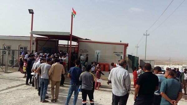 استفتاء إقليم كردستان في مخيم قارية - سبوتنيك عربي