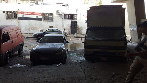 تفجير في قسم شرطة الميدان بدمشق - سبوتنيك عربي