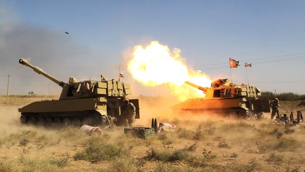 معركة تحرير الحويجة، القوات العراقية، الجيش العراقي، الحشد الشعبي، العراق 4 أكتوبر/ تشرين الأول 2017 - سبوتنيك عربي