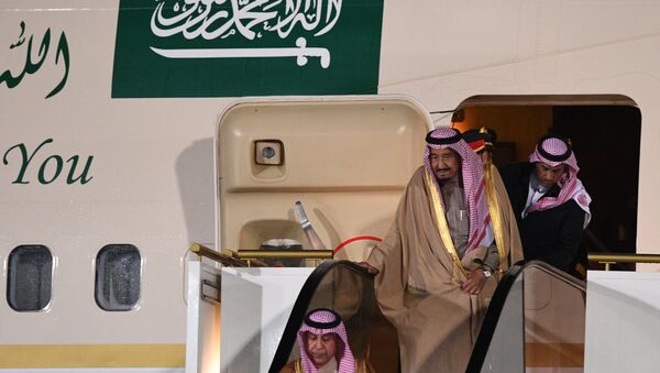 وصول الملك السعودي سلمان بن عبدالعزيز آل سعود إلى موسكو، روسيا - سبوتنيك عربي
