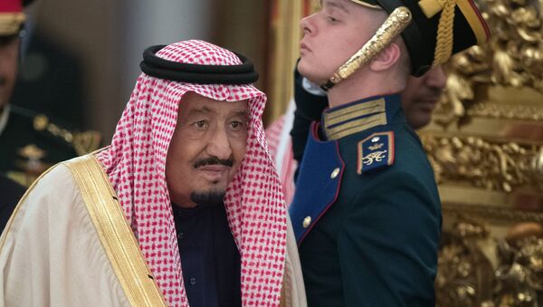 محادثات العاهل السعودي الملك سلمان بن عبد العزيز آل سعود والرئيس الروسي فلاديمير بوتين في قصر الكرملين، موسكو، روسيا - سبوتنيك عربي