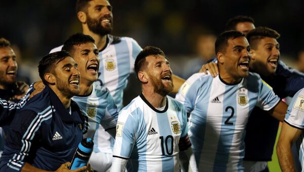 فرحة المنتخب الأرجنتيني - سبوتنيك عربي