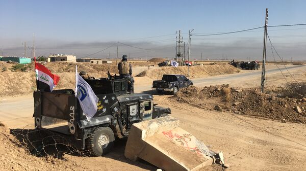 القوات العراقية بالقرب من حقول النفط في كركوك، أكتوبر 2016 - سبوتنيك عربي