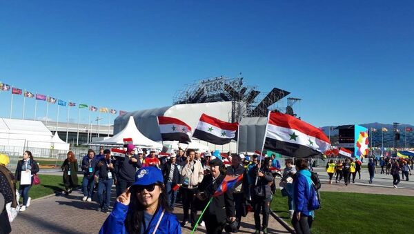 الوفد السوري في المهرجان العالمي للشباب والطلبة في سوتشي 2017 - سبوتنيك عربي