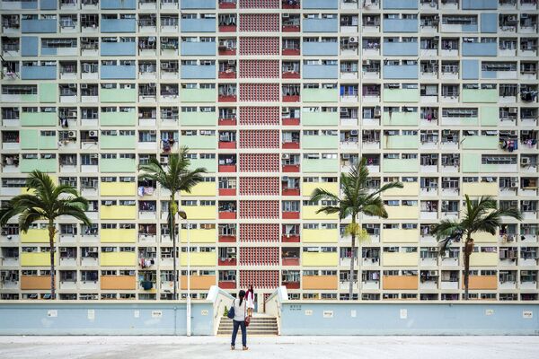 صورة لمبنى متعدد الطوابق Choi Hung في هونكونغ، للمصور فابيو مانتوفاني، متأهل إلى نهائي فئة حس المكان - سبوتنيك عربي