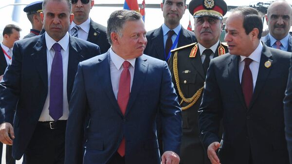 الرئيس المصري عبد الفتاح السيسي والعاهل الأردني الملك عبد الله الثاني - سبوتنيك عربي