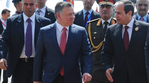 الرئيس المصري عبد الفتاح السيسي والعاهل الأردني الملك عبد الله الثاني - سبوتنيك عربي
