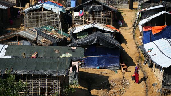 لاجئو الروهينغا، بنغلادش 23 أكتوبر/ تشرين الأول 2017 - سبوتنيك عربي