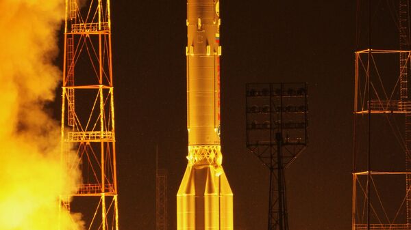 انطلاق صاروخ يحمل قمرا صناعيا عسكريا - سبوتنيك عربي