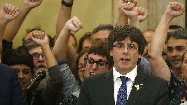 رئيس حكومة كتالونيا المقال كارلس بوغديمونت - سبوتنيك عربي