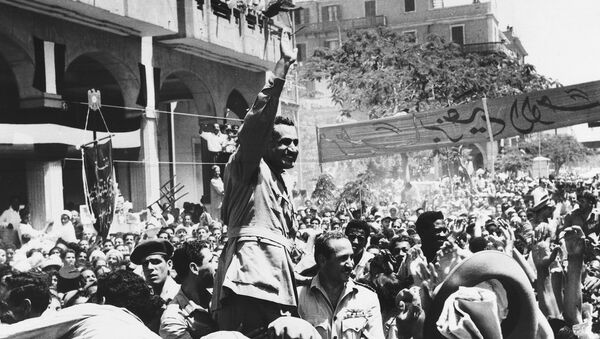 جمال عبد الناصر في مدينة بورسعيد عقب العدوان الثلاثي عام 1956 - سبوتنيك عربي